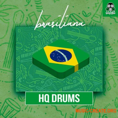 Vandalism HQ Drums Brasiliana (WAV) - сэмплы ударных Brazilian Bass, Slap House