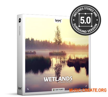 Boom Library Wetlands Stereo Edittion (WAV) - сэмплы звуковых эффектов водоемов, прудов, озер, рек, болот