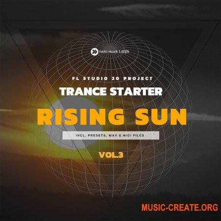 Nano Musik Loops Trance Starter Rising Sun Vol 3 (MULTiFORMAT) - сэмплы Trance