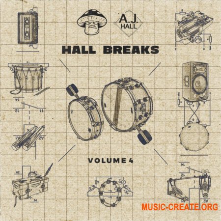 Shroom x AJ Hall Hall Breaks Vol.4 Sample Pack WAV
