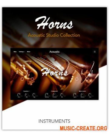 Muze Horns (KONTAKT) - библиотека духовых инструментов, саксафонов, трамбонов, труб