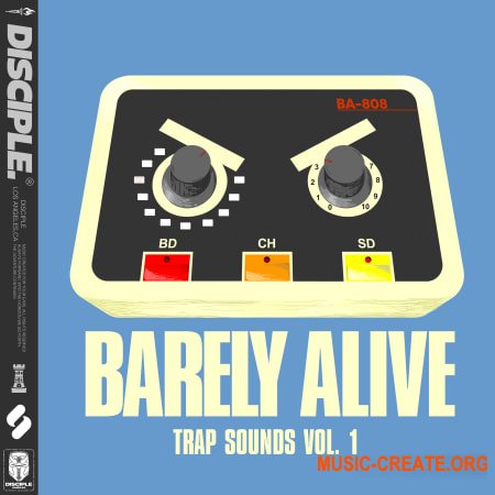 Disciple Samples Barely Alive Trap Sounds Vol. 1 (WAV) - сэмплы Trap