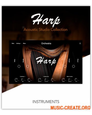 Muze Concert Harp (KONTAKT) - библиотека концертной арфы
