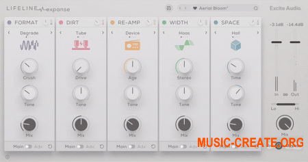 Excite Audio Lifeline Expanse v1.0.0 Regged (Team FLARE) - мульти-эффект