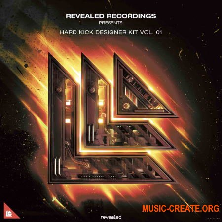 Revealed Recordings Revealed Hard Kick Designer Kit Vol. 1 (WAV) - сэмплы бас-барабанов