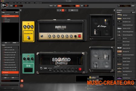 Overloud TH-U Slate Edition v1.4.5 + SuperCabinet Content (Team R2R) - плагин гитарный усилитель