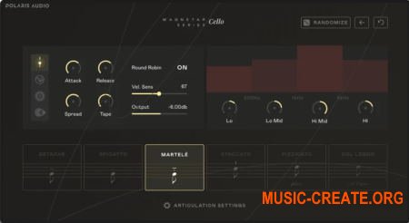 Polaris Audio Magnetar Cello v1.0 (KONTAKT) -библиотека сольной виолончели