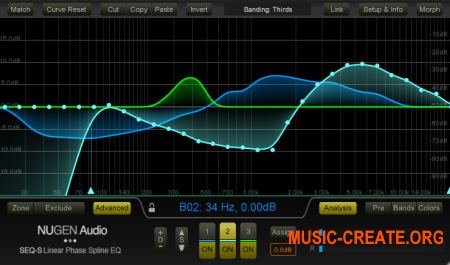NUGEN Audio SEQ-S v1.3.0.7 WIN OSX (Team R2R) - эквалайзер
