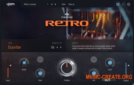 UJAM Finisher RETRO v1.0.0 (Team R2R) - мульти-эффект плагин