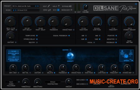 Rob Papen DelSane v1.0.1a (Team R2R) - плагин дилэй