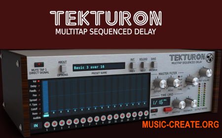 D16 Group Tekturon v1.0.1 WIN / MacOSX (Team R2R) - плагин дэлей