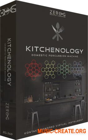 Zero-G Kitchenology - Domestic Percussion Machine (KONTAKT) - библиотека перкуссии