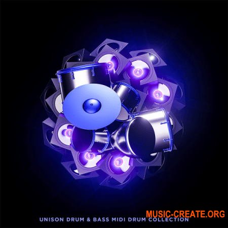 Unison Drum & Bass MIDI Drum Collection (MiDi)