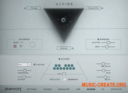 Heavyocity Aspire (KONTAKT) - библиотека сэмплов маримбы, вибрафона