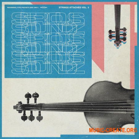 V Don Serious Soundz Library Strings Attached Vol. 3 (WAV) - сэмплы струнных, саксофона, клавишные, гитары, баса