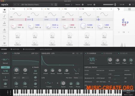 KORG Opsix Native v1.0.0 WiN macOS (Team R2R) - синтезатор