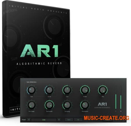 Initial Audio AR1 Reverb v1.2.0 WiN OSX (Team R2R) - плагин реверберации