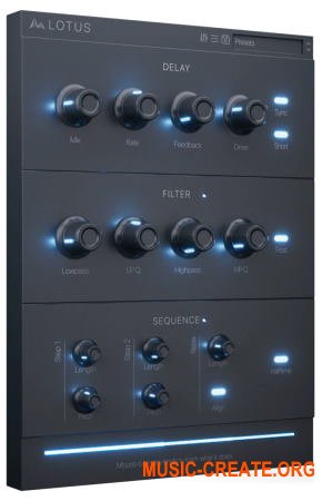 Cymatics Lotus v1.0.1 (Team R2R) - плагин аналоговый дилей / Pitch Shifter