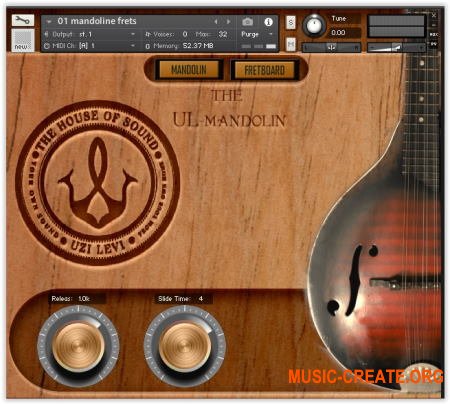 UL - The House of Sound Mandolin v2.2 (KONTAKT) - библиотека звуков мандолины