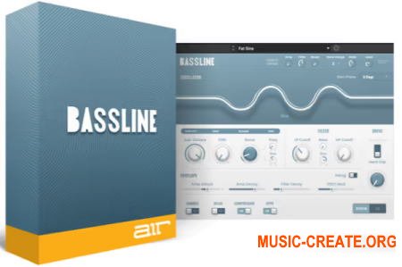 AIR Music Technology Bassline v1.0.1 (Team R2R) - монофонический синтезатор