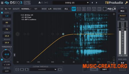 TBProAudio DSEQ v1.0.7 (Team R2R) - динамический процессор