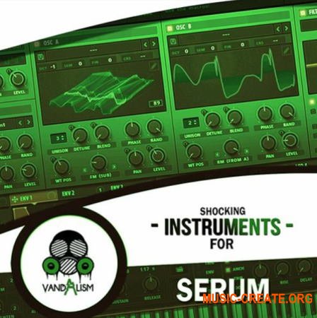 Vandalism Shocking Instruments For Serum (WAV MIDI Serum)