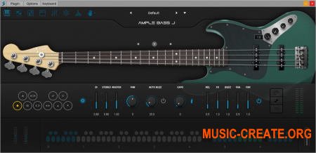 Ample Sound Ample Bass Jazz v3.5.0 WIN OSX - виртуальная бас-гитара Fender Jazz Bass