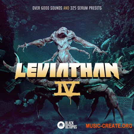 Black Octopus Sound Leviathan 4 (WAV) - сэмплы EDM, Dubstep, FX