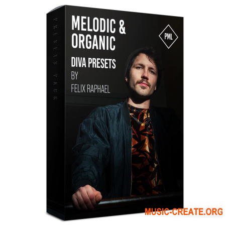 Production Music Live Melodic & Organic Diva Presets by Felix Raphael (Diva Presets)