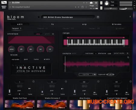 Naroth Audio BLOOM (KONTAKT) - виртуальный музыкальный инструмент