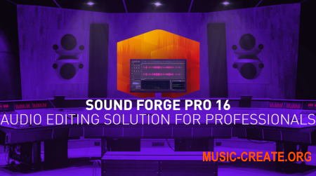MAGIX SOUND FORGE Pro v16.1.0.11 Multilingual x64 (Team P2P) - мощный звуковой редактор