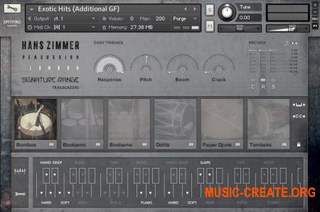 Spitfire Audio Hans Zimmer Percussion London Ensembles - Lite (KONTAKT) - библиотека перкуссии