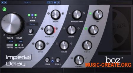 Boz Digital Labs Imperial Delay v1.5.10 WiN OSX (Team R2R) - плагин дилэй