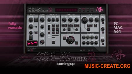 AlyJamesLab OB-XTRM v2.0 CE (Team V.R) - синтезатор