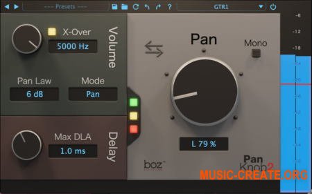 Boz Digital Labs Pan Knob v2.0.0 WiN macOSX (Team R2R) - плагин панорамирования