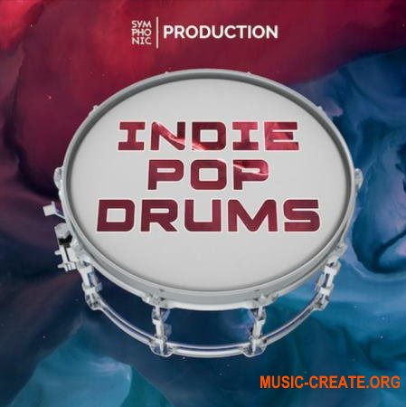 Symphonic For Production Indie Pop Drums (WAV) - сэмплы ударных