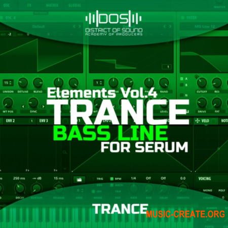 District Of Sound Elements Trance Bass Line For Serum Vol.4 (ALS Serum Presets)