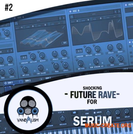 Vandalism Shocking Future Rave For Serum 2 (WAV MIDI Serum) - сэмплы Future Rave