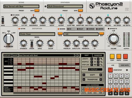 D16 Group Phoscyon 2 v2.0.0 (Team R2R) - секвенсор и арпеджиатор