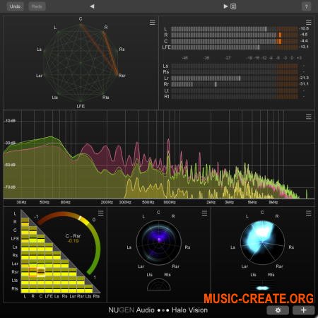 NUGEN Audio Halo Vision v1.0.1.1 (Team R2R) - плагин аудио анализатор