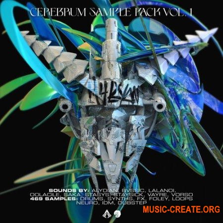 Halcyon Cerebrum Sample Pack Vol. 1 (WAV) - сэмплы Neuro, IDM, Glitch, Dubstep