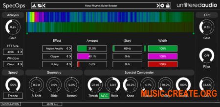 Unfiltered Audio SpecOps v1.3.0 (TeamCubeadooby) - плагин мульти-эффект