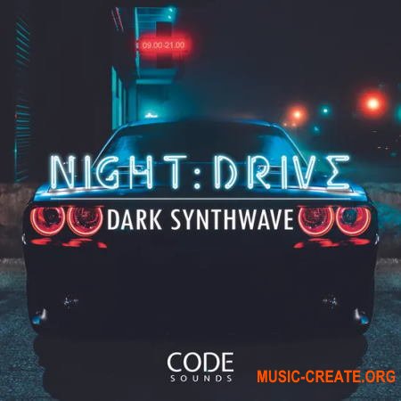 Code Sounds NightDrive Dark Synthwave (WAV) - сэмплы Synthwave