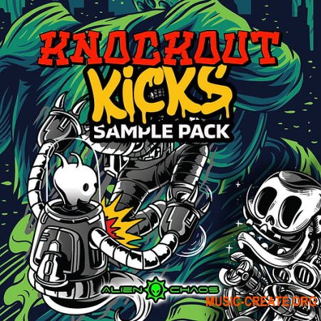 Alien Chaos - KnockOut Kicks (WAV) - сэмплы бас-барабанов