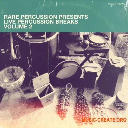 RARE Percussion Live Percussion Breaks Vol.2 (WAV) - сэмплы перкуссии
