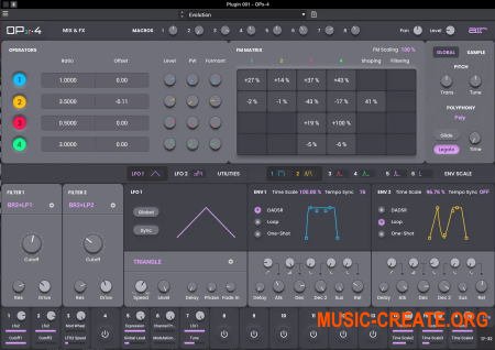 AIR Music Technology OPx-4 v1.1.0 (Team R2R) - FM-синтезатор