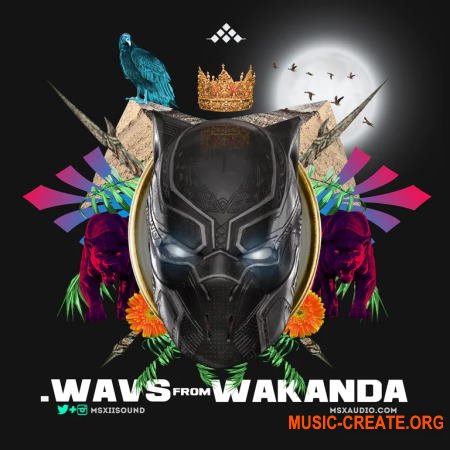 MSXII Sound Design WAVS Wakanda Drums Percussion (WAV)