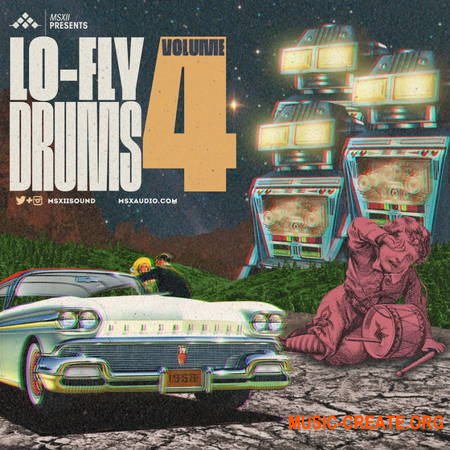 MSXII Sound Design Lo-Fly Drums Vol.4 (WAV)