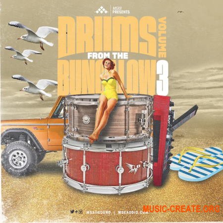 MSXII Sound Design Drums From The Bungalow Vol.3 (WAV)
