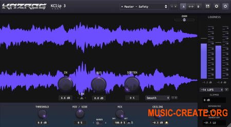 Kazrog KClip3 v3.1.0 WiN OSX (Team R2R) - плагин мастеринга громкости